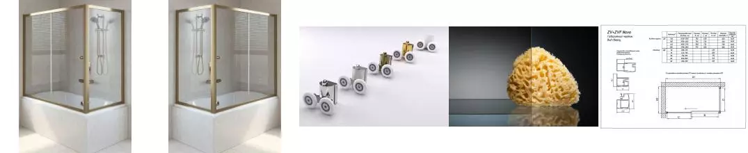 Шторка на ванну стеклянная «Vegas Glass» ZV+ZVF Tur Novo 170/70/140 бронза/бронза универсальная Шторка на ванну стеклянная «Vegas Glass» ZV+ZVF Tur Novo 170/70/140 бронза/бронза универсальная