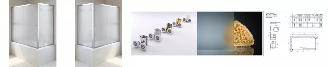 Шторка на ванну стеклянная «Vegas Glass» ZV+ZVF Tur Novo 180/70/140 сатин/хром универсальная Шторка на ванну стеклянная «Vegas Glass» ZV+ZVF Tur Novo 180/70/140 сатин/хром универсальная