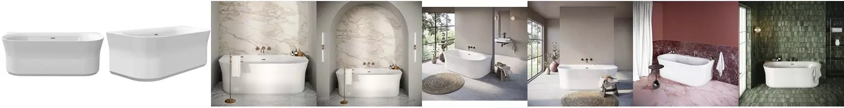 Ванна акриловая «Ravak» Ypsilon Wall 178/86 с ножками без сифона белая