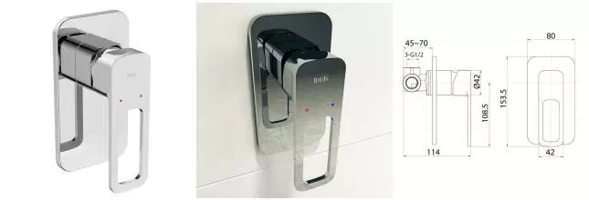 Смеситель для душа «Iddis» Slide SLISB00i66 хром Смеситель для душа «Iddis» Slide SLISB00i66 хром