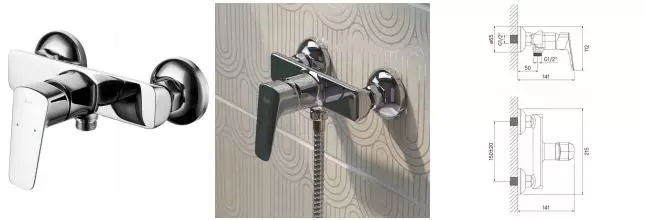 Смеситель для душа «Iddis» Vibe VIBSB00i03WA хром Смеситель для душа «Iddis» Vibe VIBSB00i03WA хром