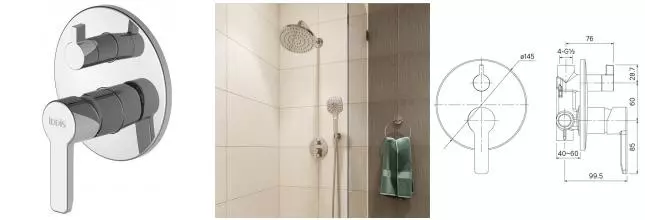 Смеситель для душа «Iddis» Sena SENSB00i67 хром Смеситель для душа «Iddis» Sena SENSB00i67 хром