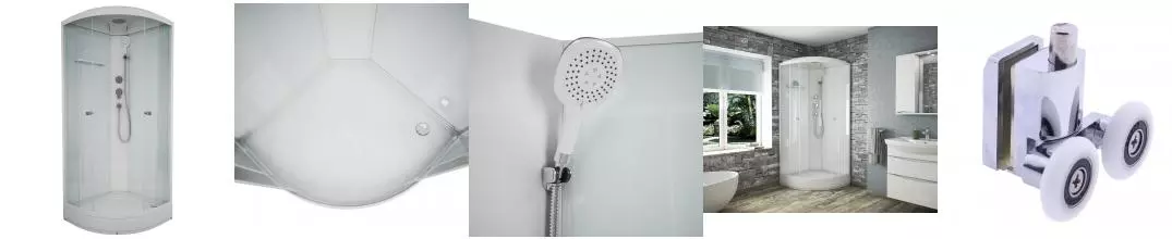 Душевая кабина «Albert&Bayer» Advance 909015WC-1.2 низкий поддон прозрачная/белая 90/90/218 Душевая кабина «Albert&Bayer» Advance 909015WC-1.2 низкий поддон прозрачная/белая 90/90/218