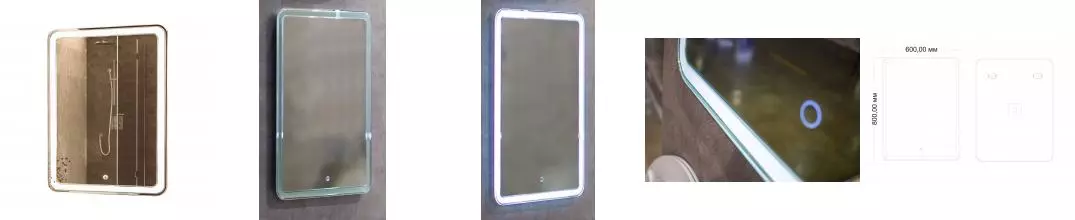 Зеркало «Art&Max» Vita 60/80 с подсветкой Зеркало «Art&Max» Vita 60/80 с подсветкой