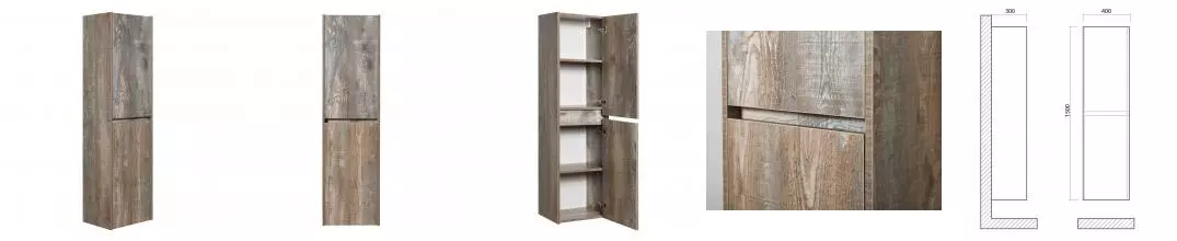 Пенал «Art&Max» Family 40 подвесной Pino Esotica универсальный