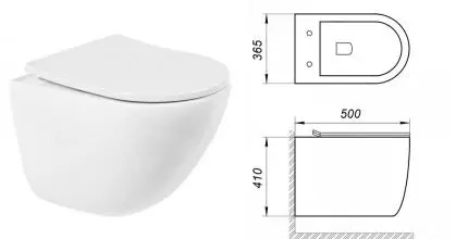 Подвесной унитаз безободковый «Belbagno» Amanda BB051CHR-029 белый с сиденьем дюропласт с микролифтом белое Подвесной унитаз безободковый «Belbagno» Amanda BB051CHR-029 белый с сиденьем дюропласт с микролифтом белое