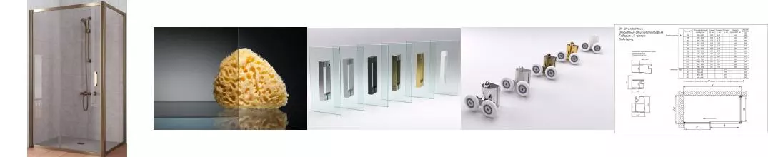 Душевой угол-ограждение «Vegas Glass» ZP+ZPV Tur Novo 160/100 бронза/бронза без поддона универсальный Душевой угол-ограждение «Vegas Glass» ZP+ZPV Tur Novo 160/100 бронза/бронза без поддона универсальный