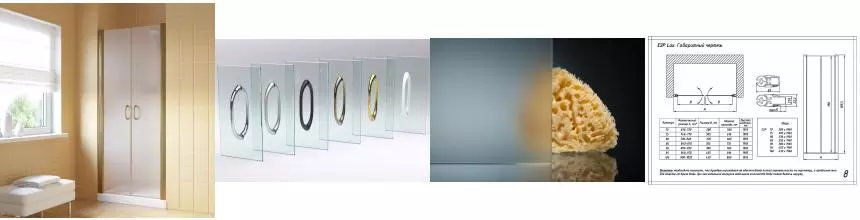 Душевая дверь «Vegas Glass» E2P Lux 70/199,5 сатин/бронза универсальная