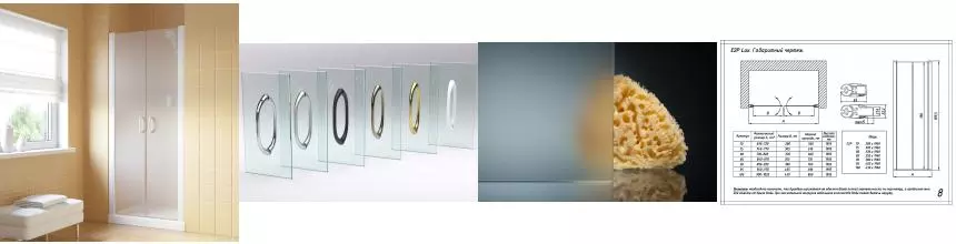 Душевая дверь «Vegas Glass» E2P Lux 75/199,5 сатин/белая универсальная