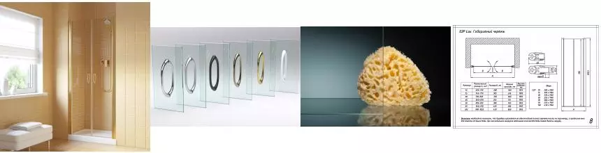 Душевая дверь «Vegas Glass» E2P Lux 100/199,5 прозрачная/глянцевое золото универсальная