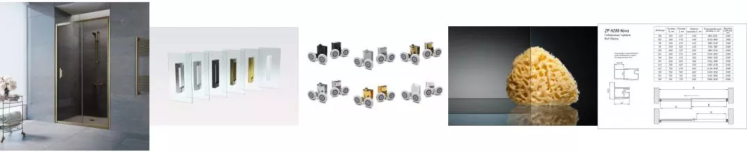 Душевая дверь «Vegas Glass» ZP Tur Novo 155/200 бронза/бронза универсальная Душевая дверь «Vegas Glass» ZP Tur Novo 155/200 бронза/бронза универсальная