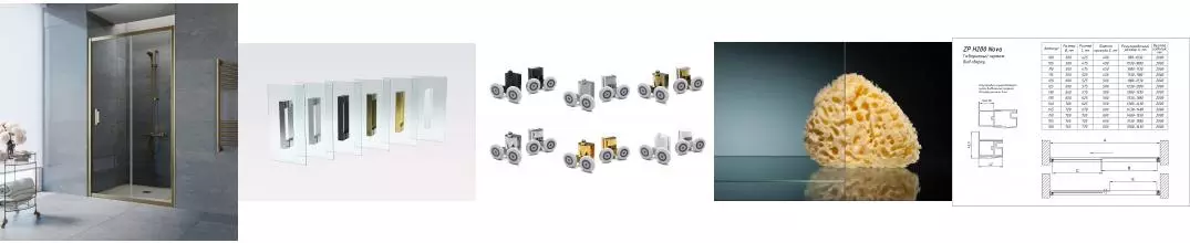 Душевая дверь «Vegas Glass» ZP Tur Novo 160/200 прозрачная/бронза универсальная Душевая дверь «Vegas Glass» ZP Tur Novo 160/200 прозрачная/бронза универсальная