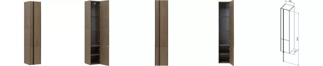 Пенал «Allen Brau» Reality 30 подвесной natural oak правый Пенал «Allen Brau» Reality 30 подвесной natural oak правый