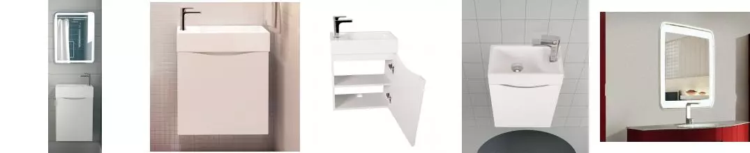 Мебель для ванной подвесная «Art&Max» Liberty 40 Bianco Lucido