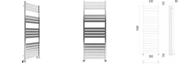 Водяной полотенцесушитель «Terminus» Латте П16 53/140 хром