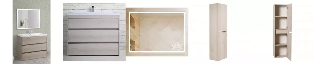 Мебель для ванной «Art&Max» Family 100 Pino Bianco