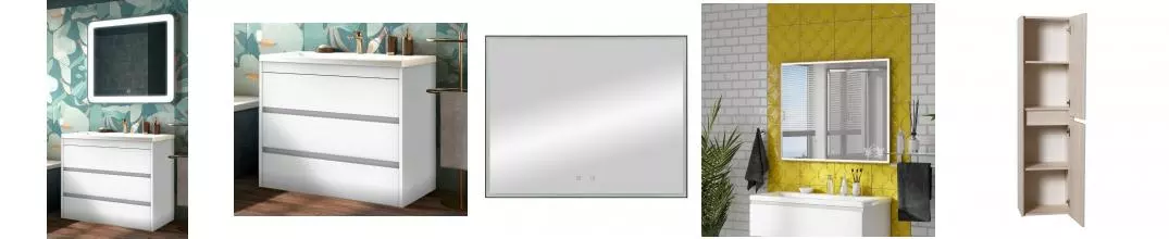 Мебель для ванной «Art&Max» Family 100 Bianco Lucido Мебель для ванной «Art&Max» Family 100 Bianco Lucido