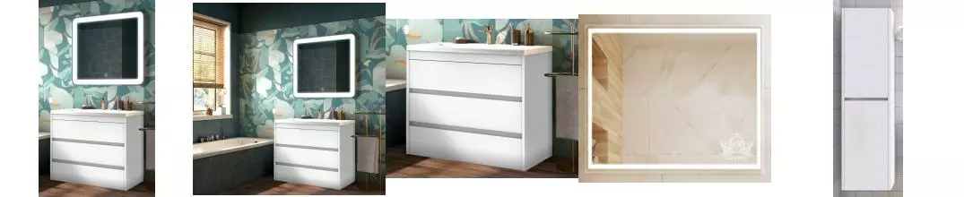 Мебель для ванной «Art&Max» Family 90 Bianco Lucido Мебель для ванной «Art&Max» Family 90 Bianco Lucido