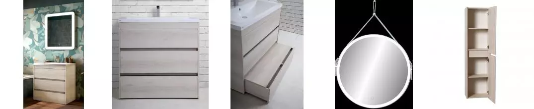 Мебель для ванной «Art&Max» Family 75 Pino Bianco