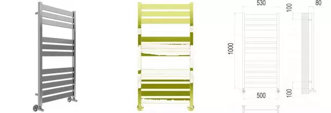 Водяной полотенцесушитель «Terminus» Латтэ П11 53/100 хром