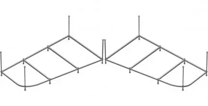 Каркас под ванну «Riho» Geta 170/90 универсальный