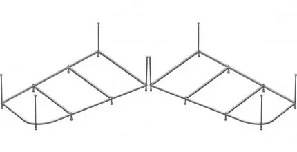 Каркас под ванну «Riho» Geta 160/90 универсальный Каркас под ванну «Riho» Geta 160/90 универсальный