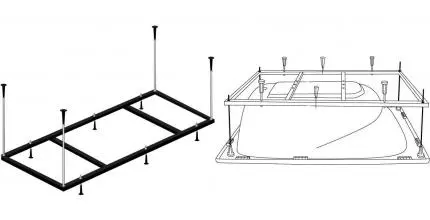 Каркас под ванну «Riho» 2YNVN1023 180/90