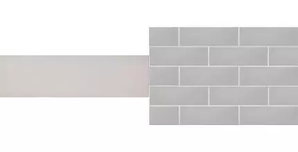 Настенная плитка «INCOLOR» Brick 28 (SP3) 28,3x8,4 С0005013 light grey