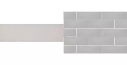 Настенная плитка «Incolor» Brick 28 (SP3) 28,3x8,4 С0005013 light grey