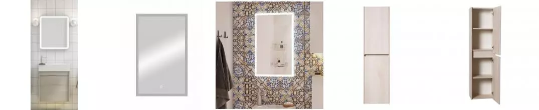 Мебель для ванной подвесная «Art&Max» Family 40 с 1 дверцей Pino Bianco