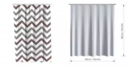 Штора для ванной «Fora» FOR-OL10 180/180 лиминойс