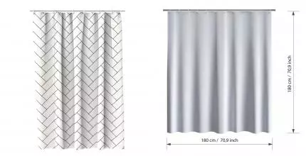 Штора для ванной «Fora» FOR-OL14 180/180 амарилис