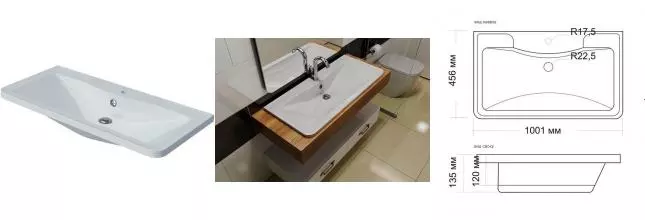 Раковина «Madera» Adel 100 искусственный камень белая Раковина «Madera» Adel 100 искусственный камень белая