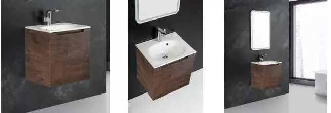 Тумба с раковиной «Belbagno» Etna 50 (BB1923-500) подвесная Rovere Moro правая Тумба с раковиной «Belbagno» Etna 50 (BB1923-500) подвесная Rovere Moro правая