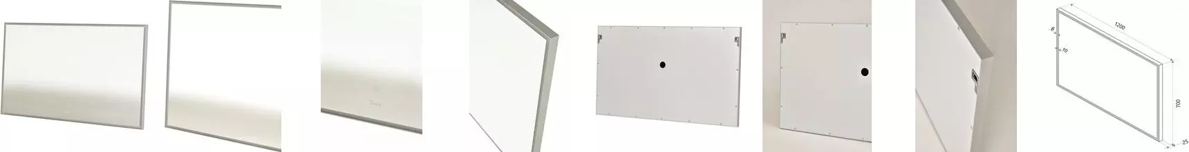 Зеркало «Sintesi» Armadio 120/70 с сенсорным выключателем с подсветкой хром Зеркало «Sintesi» Armadio 120/70 с сенсорным выключателем с подсветкой хром