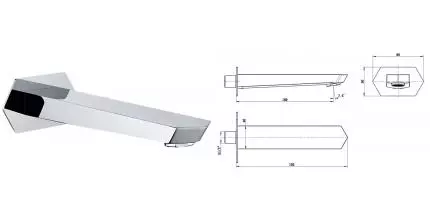 Излив к смесителю «Lemark» LM3981C 19,3 хром Излив к смесителю «Lemark» LM3981C 19,3 хром