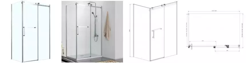 Душевой угол-ограждение «Azario» Vancouver 1131 R 120/100 прозрачный/серебро без поддона правый Душевой угол-ограждение «Azario» Vancouver 1131 R 120/100 прозрачный/серебро без поддона правый