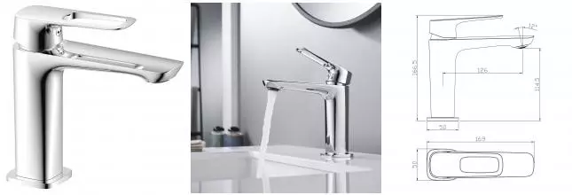 Смеситель для раковины «Rossinka» RS46-11 хром Смеситель для раковины «Rossinka» RS46-11 хром