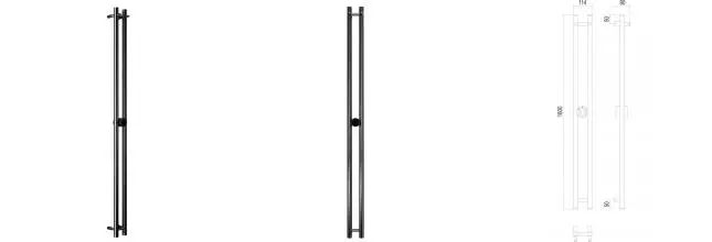 Электрический полотенцесушитель «Terminus» Duo круг 11/160 чёрный Электрический полотенцесушитель «Terminus» Duo круг 11/160 чёрный