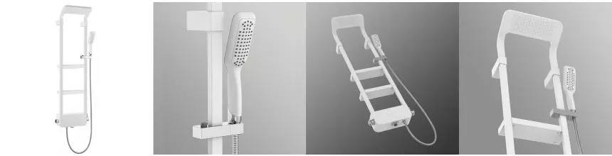 Душевая система «Black & White» 1210W0 shine white Душевая система «Black & White» 1210W0 shine white