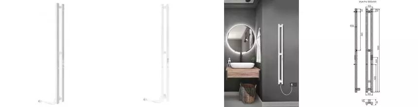 Электрический полотенцесушитель «Indigo» Style Pro LSPRE120-10WMRt 10/120 белый универсальный Электрический полотенцесушитель «Indigo» Style Pro LSPRE120-10WMRt 10/120 белый универсальный