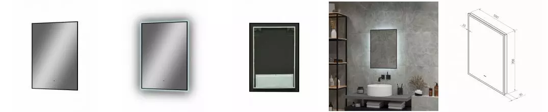 Зеркало «Art&Max» Sorrento 50/70 с подсветкой Зеркало «Art&Max» Sorrento 50/70 с подсветкой
