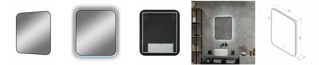 Зеркало «Art&Max» Siena 60/70 с подсветкой