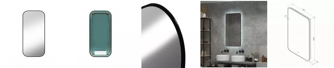 Зеркало «Art&Max» Siena 60/100 с подсветкой