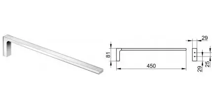 Полотенцедержатель «Keuco» Edition 11 11120010000 на стену хром Полотенцедержатель «Keuco» Edition 11 11120010000 на стену хром
