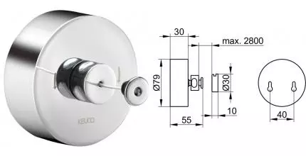 Сушилка для белья вытяжная «Keuco» Universalartikel 04979070001 на стену хром Сушилка для белья вытяжная «Keuco» Universalartikel 04979070001 на стену хром