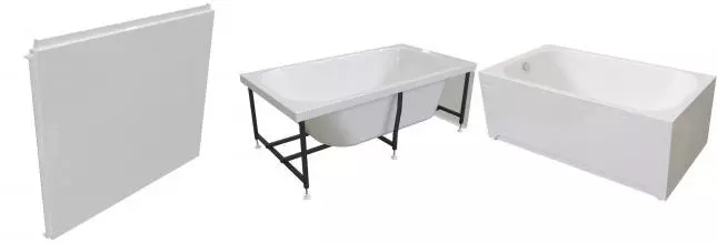 Торцевой экран под ванну «Radomir» Прованс 75 белая правый