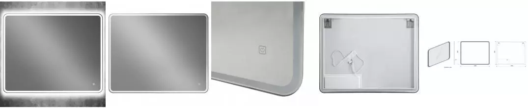 Зеркало «Art&Max» Parma 100 с подсветкой