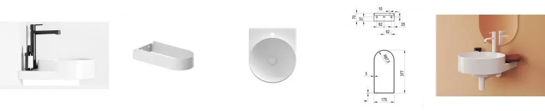 Консоль «Ravak» Yard 40 (Yard 40/50 с отв белая) подвесная белая Консоль «Ravak» Yard 40 (Yard 40/50 с отв белая) подвесная белая