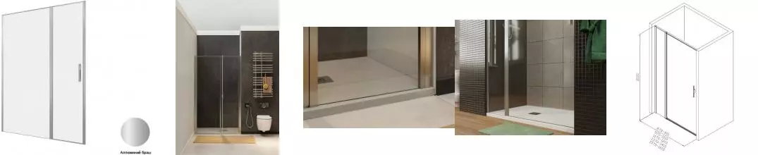 Душевая дверь «Allen Brau» Priority 160/200 прозрачная/серебро универсальная Душевая дверь «Allen Brau» Priority 160/200 прозрачная/серебро универсальная